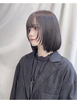 ビューティーコネクション ギンザ ヘアーサロン(Beauty Connection Ginza Hair salon) フェイスレイヤーで垢抜け♪暗髪ボブ