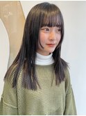 【高椋】切りっぱなしロング×顔まわりレイヤー