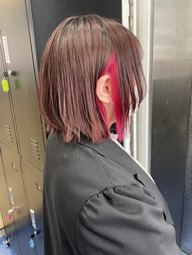 ホワイト 梅田(white) ＊インナー＊ピンク×ピンクブラウン