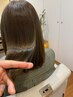 《髪質改善》髪質改善トリートメント+リタッチカラー＋癒しのスパ/9900