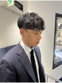 スパイラルパーマ　ハードパーマ　マッシュショート