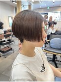 ショートボブパーマ20代30代40代イヤリングカラー大人可愛い