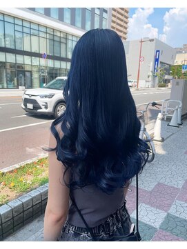 ボアップ(boappu) #ブルーカラー#ブリーチカラー