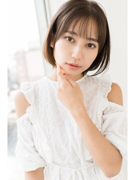 トッカ 高槻店(tocca) シースルーバング×ナチュラルカラー