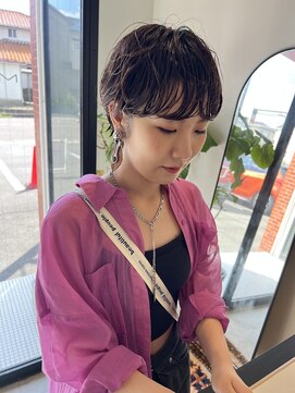 マタン(MaTiN) ショート×ゆるめパーマ