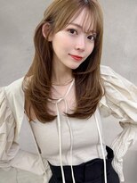 インビテーション(invitation) レイヤーカット大人かわいい簡単スタイリング顔周りカット前髪