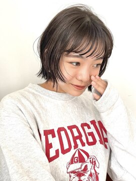 ディッセンバー 渋谷(December) 【December】就活カラー×ブリーチなし透明感グレージュカラー◎