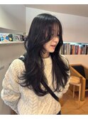 韓国風ロングレイヤー