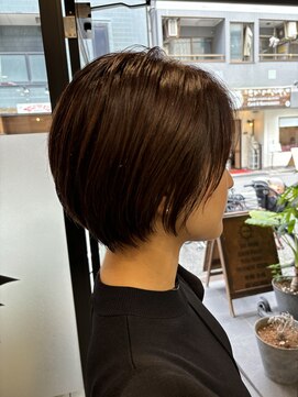 リノナ(Linona) ★似合わせカットグレーベージュ髪質改善インナーカラー前髪