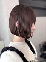 ロイ(Roi)&nbsp;◎小顔ショートボブ暖色ピンクブラウン