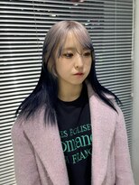 ノラ シンディ(NORA CYNDY)&nbsp;デザインカラーシャドールーツ裾カラーレイヤーボブ