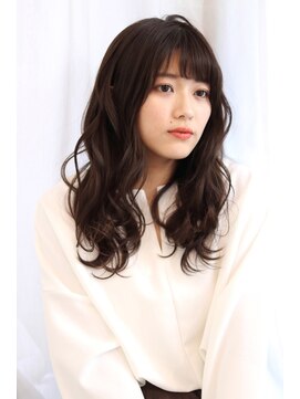 ビューティーアンドフリーハコ(Beauty&Free HACO) ココアベージュ×ウェーブミディ