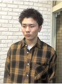 メンズスパイキーショート×ソフトツイスパ【Remii大通】