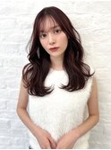 前髪顔まわり韓国ヘアレイヤーカットサイドバンク2wayバンク韓国