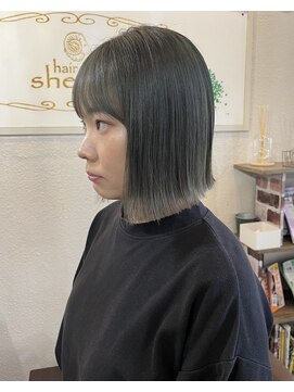 ヘアールーム シープス(hair room sheeps) ボブ/オリーブグレー
