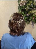 【前田】ハーフアップ