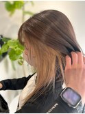 メルティカラー フェミニンロング 似合わせカットウェーブミデ