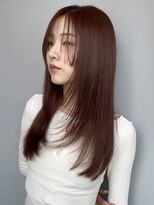 トリッカ シブヤ(TRICCA SHIBUYA)&nbsp;ハイレイヤー/かきあげ前髪シースルー/韓国風/髪質改善/ハッシュ