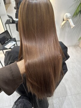 ジーナ 博多筑紫口(Zina) 透明感シアーベージュ×髪質改善Tr！【福田れん】