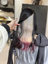 ヴァイス 渋谷店(VAICE)&nbsp;ホワイトベージュ/レッド/インナーカラー