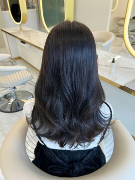 エトワール バイ ヴィンス(etoile by vince) アッシュグレー/グレージュ/アッシュ/韓国風/レイヤー/前髪