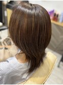 白髪ぼかしハイライト☆