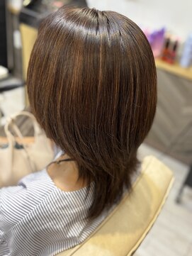 ヘアメイクゼロ 坂戸駅前店(hairmake zero) 白髪ぼかしハイライト☆