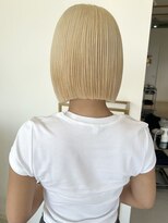 コト 福井大和田店(coto)&nbsp;福井　大和田　ハイトーンカラー　ボブ　抜きっぱなしブロンド