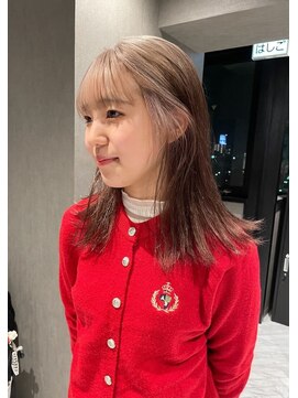 ミリム 栄矢場町店(MIRiM) 【栄矢場町】ルーツカラーで魅せる抜け感ヘア