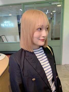 ラヴィズム(LUVISM) 顔周りレイヤー/ダブルカラー/髪質改善/ケアブリーチ万代新潟駅