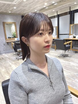 モアナ バイ ヘッドライト 長野駅前店(Moana by HEADLIGHT) Moana長野駅前#小顔カット#タッセルボブ#切りっぱなしボブ