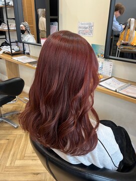 アルター(aL ter) チェリーレッド［大人ガーリー/似合わせカット］長野歌穂