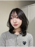 [柴尾style]大人ガーリー/ミディアムレイヤー/似合わせカット