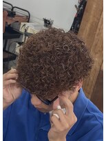 ルートヘアー(Root Hair)&nbsp;茶髪プードルパーマ