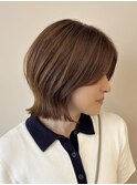 柔らかブラウンカラー×ナチュラルウルフ