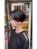 アイル(I'll)&nbsp;-undercut mushroom short×highlight-