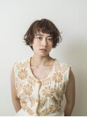 [Cafune/池袋]☆エアリーなブルージュショート☆03マニッシュ