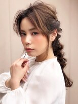 夏にオススメ！カジュアルルーズ編み込み