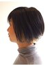 憧れの自然なサラツヤ髪☆デザインナチュラルストレート+cut