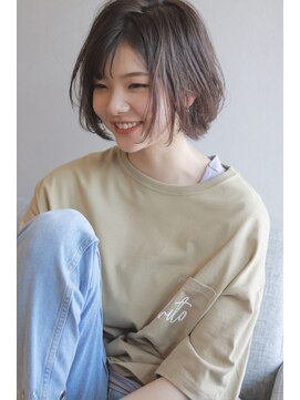 ヒトヘアースマイル 各務原(hito hair×smile) シースルーボブ