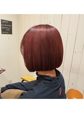 きいろのゾウ ピンク×ぱつっとボブ