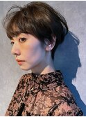 ワンカールパーマ★マッシュショート【本多身和子】