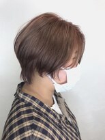 フラット 千葉(Flat.) ナチュラルショート/ラベンダーベージュ《JAGARA代見》