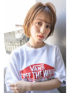 サングース(Sungoose) 大人ショート＃前髪くびれイメチェンラベンダーカラー