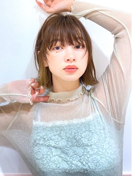 ラ ブレス なんばスカイオ(LaBless) 外ハネ大人可愛いオシャレボブ[大人可愛い 20代 30代 40代]