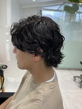 六本木美容室 白金店 くせ毛を活かしたスパイラルパーマ