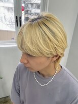 ネイビー(Navy)&nbsp;#韓国風　マッシュウルフ