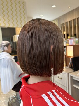アース 鶴岡店(HAIR&MAKE EARTH) ストレートボブ◎