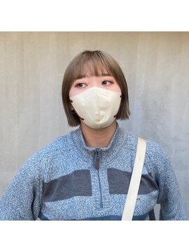 スミカ バイ マージ(Sumika. by merge) 《東住吉区個室サロン》ミニバング×アッシュ/ブラウン/ベージュ