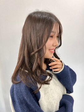 エンディアリング 東銀座(Endearing) 銀座/東銀座/切りっぱなしボブ/エアリーロング/ブラウン